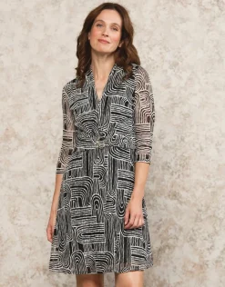 Sale Robe dentelle noir blanc Robes|Robes & Jupes