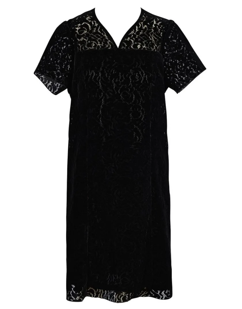 Outlet Robe dentelle noire Robes|Robes & Jupes
