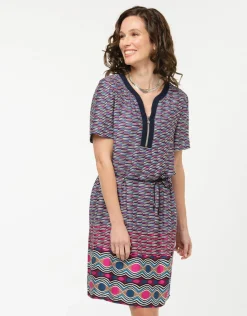 Hot Robe fuchsia imprimée Robes|Robes & Jupes