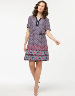 Hot Robe fuchsia imprimée Robes|Robes & Jupes