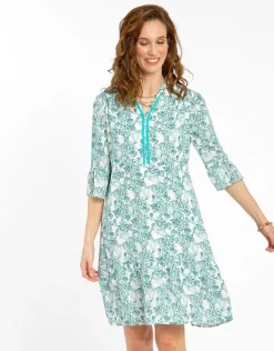 Outlet Robe habillée turquoise Robes|Robes & Jupes