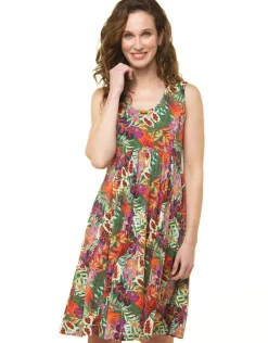 Online Robe imprimé orange Robes & Jupes|Robes
