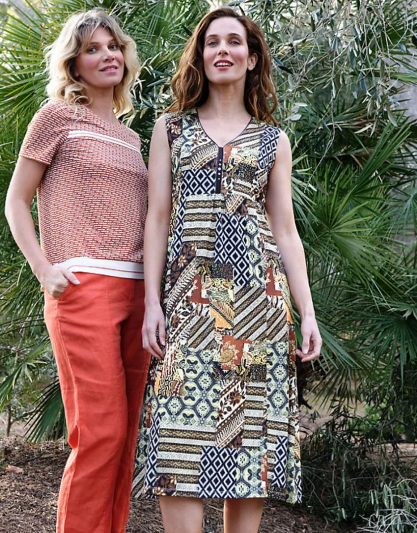Online Robe imprimé éthnique Robes|Robes & Jupes