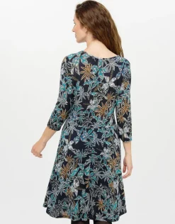 Sale Robe imprimée bleue Robes|Robes & Jupes