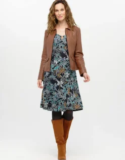 Sale Robe imprimée bleue Robes|Robes & Jupes