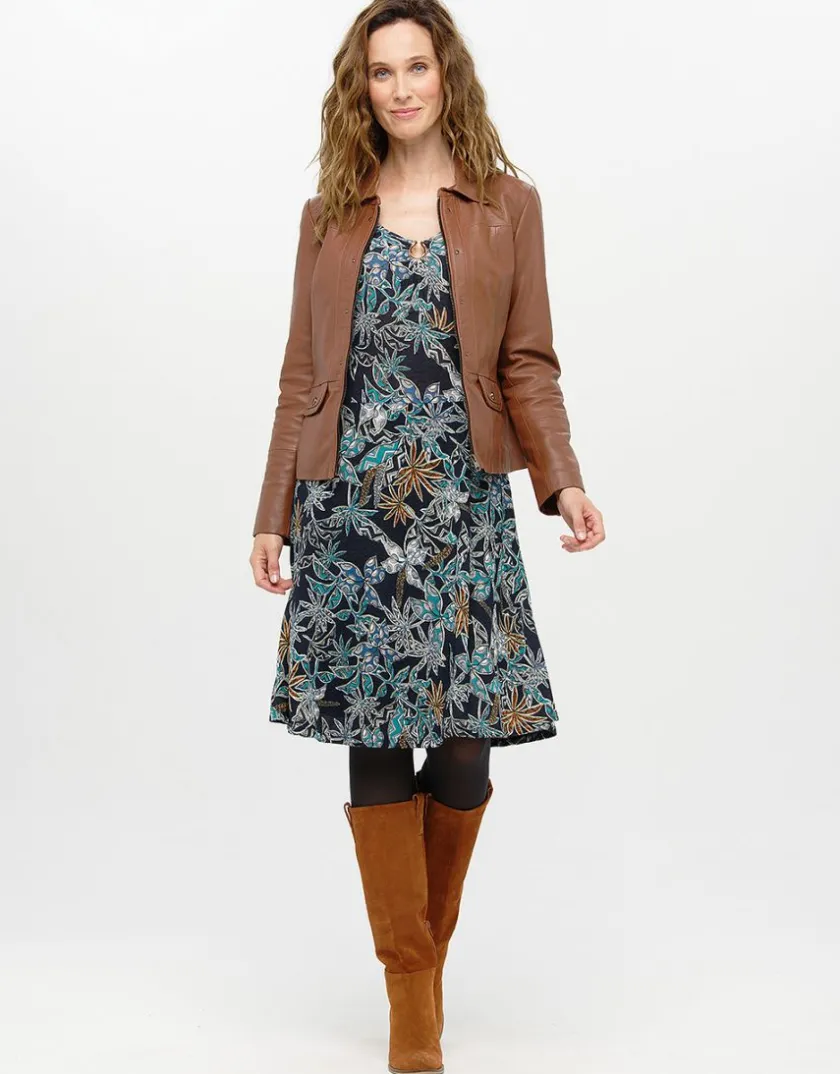 Sale Robe imprimée bleue Robes|Robes & Jupes