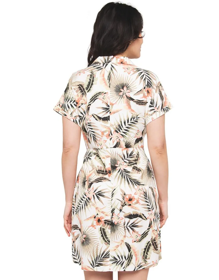 Clearance Robe imprimée écru Robes|Robes & Jupes
