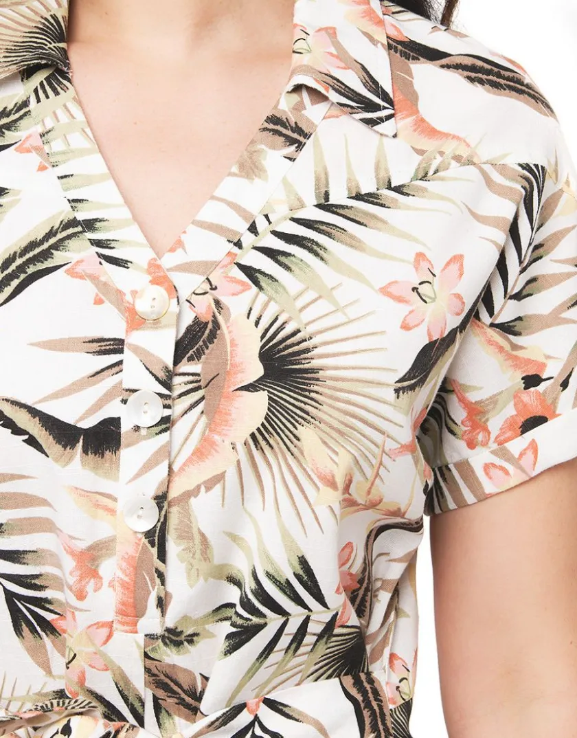 Clearance Robe imprimée écru Robes|Robes & Jupes