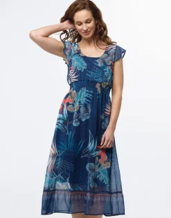 New Robe longue bleu Robes|Robes & Jupes