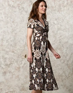 Outlet Robe longue chic imprimé Robes|Robes & Jupes