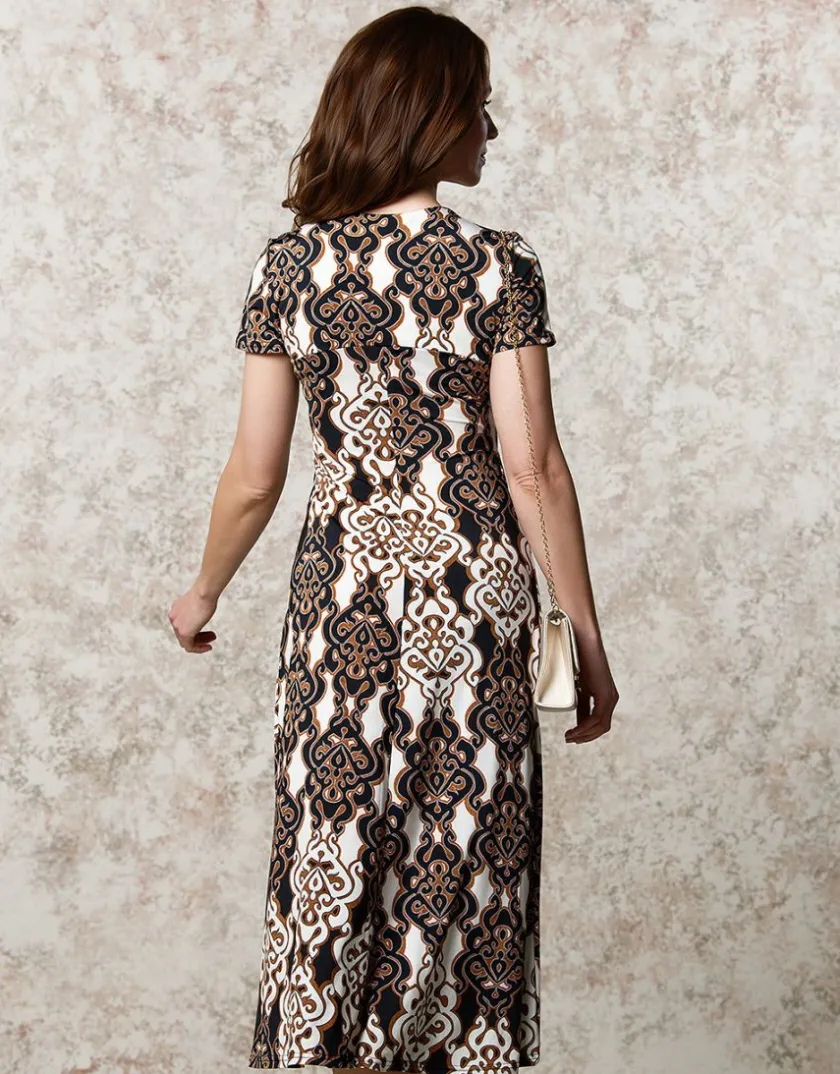 Outlet Robe longue chic imprimé Robes|Robes & Jupes