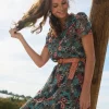 Outlet Robe longue imprimée Robes|Robes & Jupes