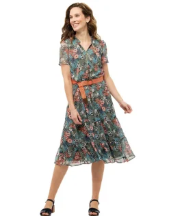 Outlet Robe longue imprimée Robes|Robes & Jupes