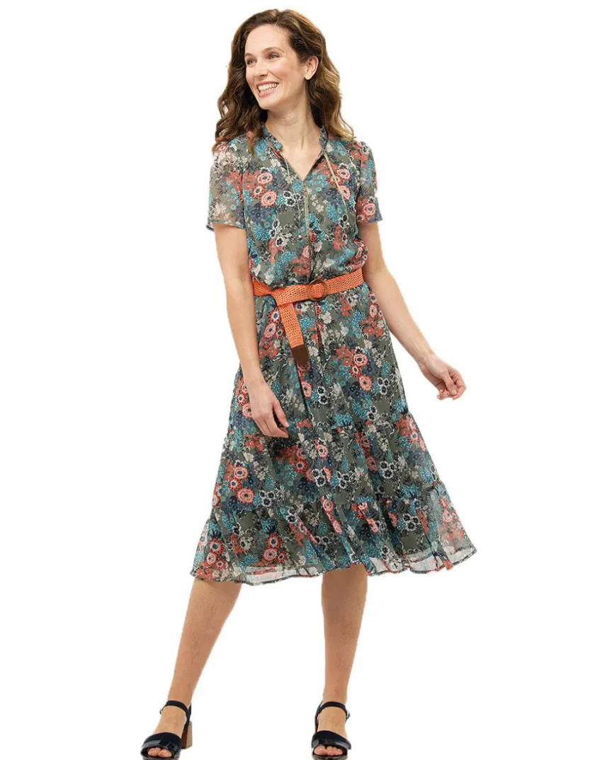 Outlet Robe longue imprimée Robes|Robes & Jupes