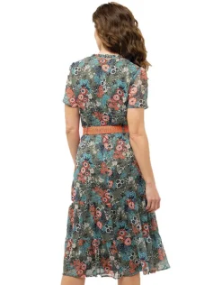 Outlet Robe longue imprimée Robes|Robes & Jupes