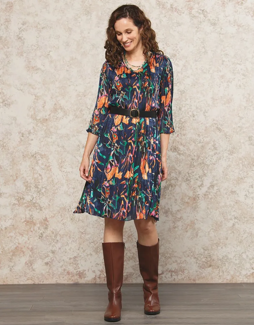 Online Robe longue plissée Robes|Robes & Jupes