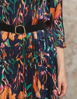 Online Robe longue plissée Robes|Robes & Jupes