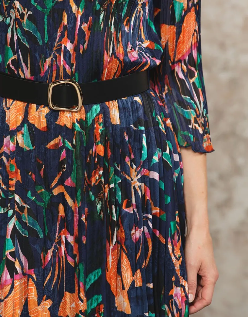 Online Robe longue plissée Robes|Robes & Jupes
