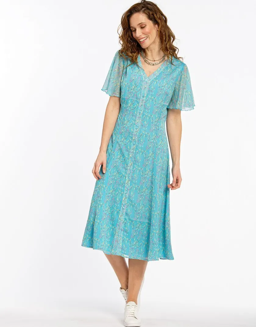 Sale Robe longue turquoise Robes|Robes & Jupes