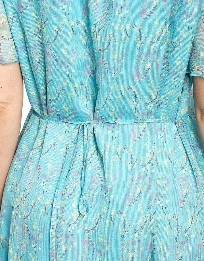Sale Robe longue turquoise Robes|Robes & Jupes