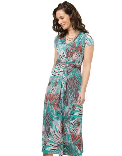 Outlet Robe longue turquoise Robes|Robes & Jupes