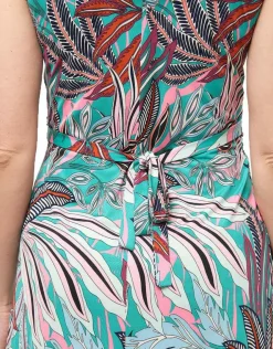 Outlet Robe longue turquoise Robes|Robes & Jupes