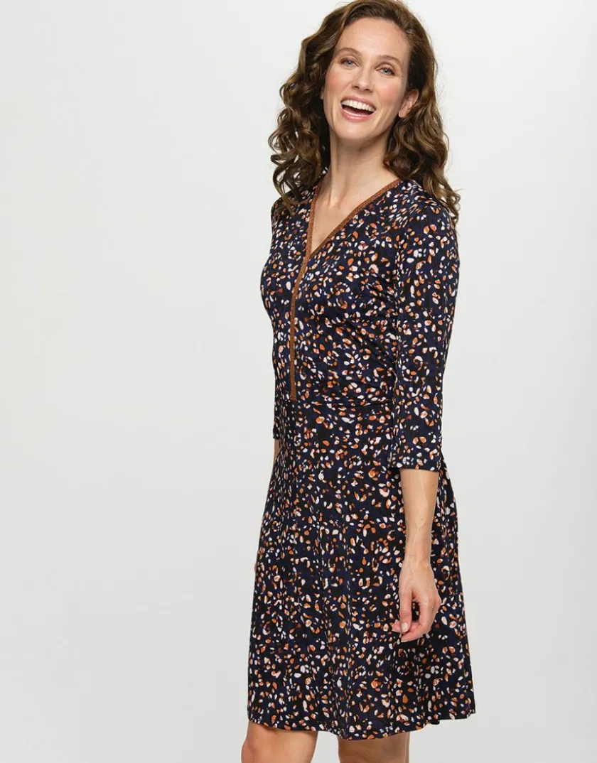 Online Robe maille fluide bleue Robes|Robes & Jupes