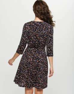 Online Robe maille fluide bleue Robes|Robes & Jupes