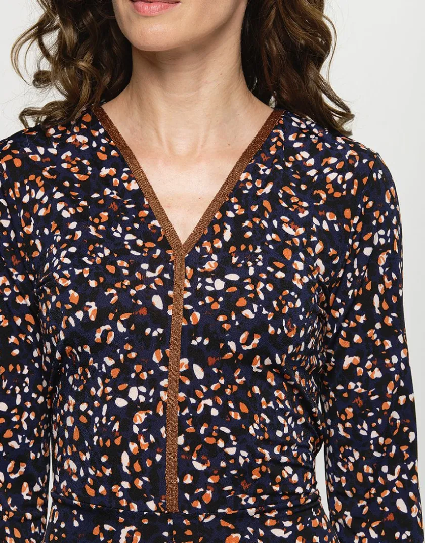 Online Robe maille fluide bleue Robes|Robes & Jupes