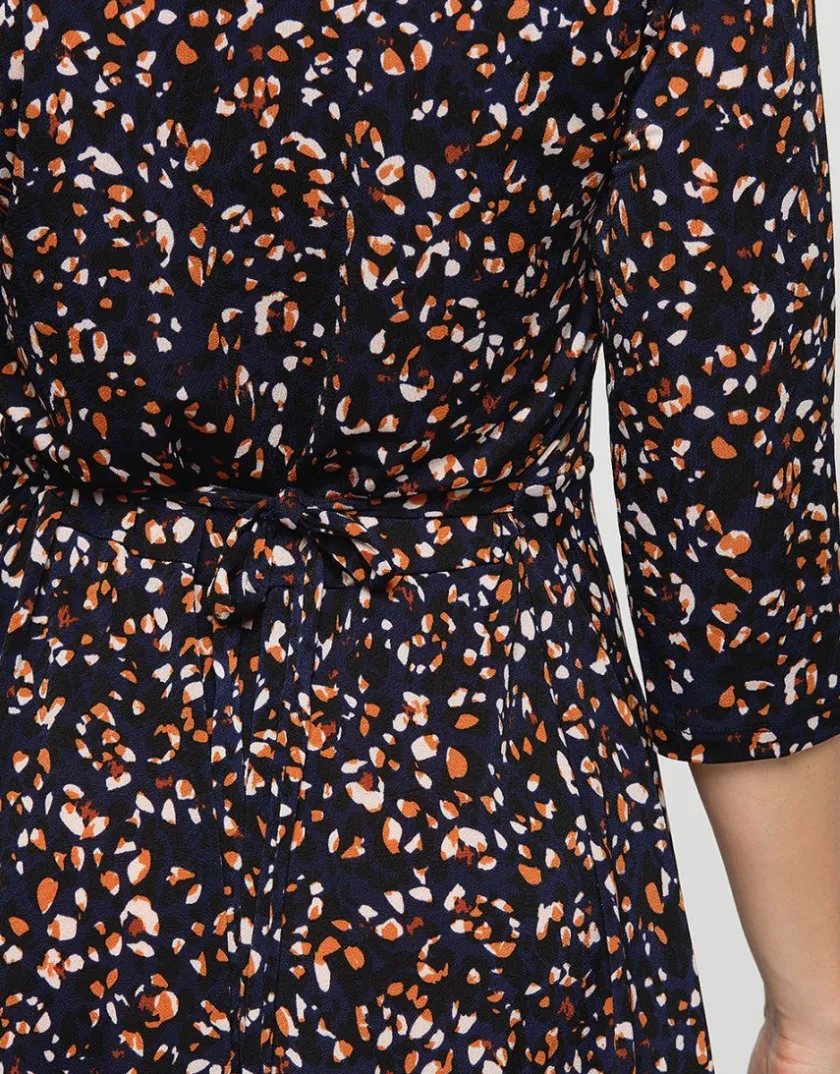 Online Robe maille fluide bleue Robes|Robes & Jupes