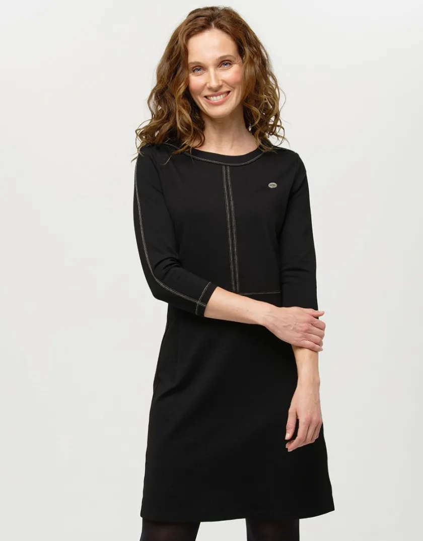 Discount Robe maille noire Robes|Robes & Jupes