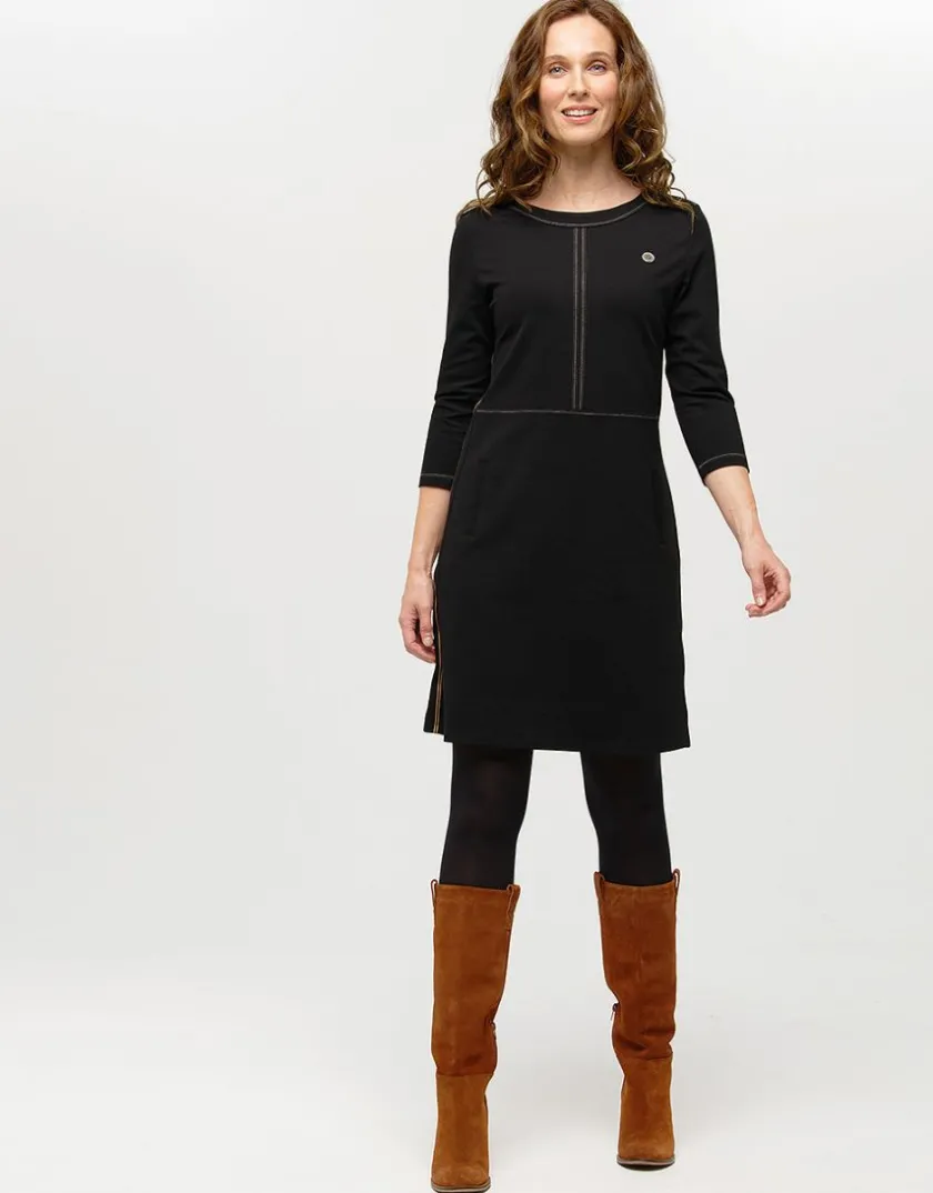 Discount Robe maille noire Robes|Robes & Jupes