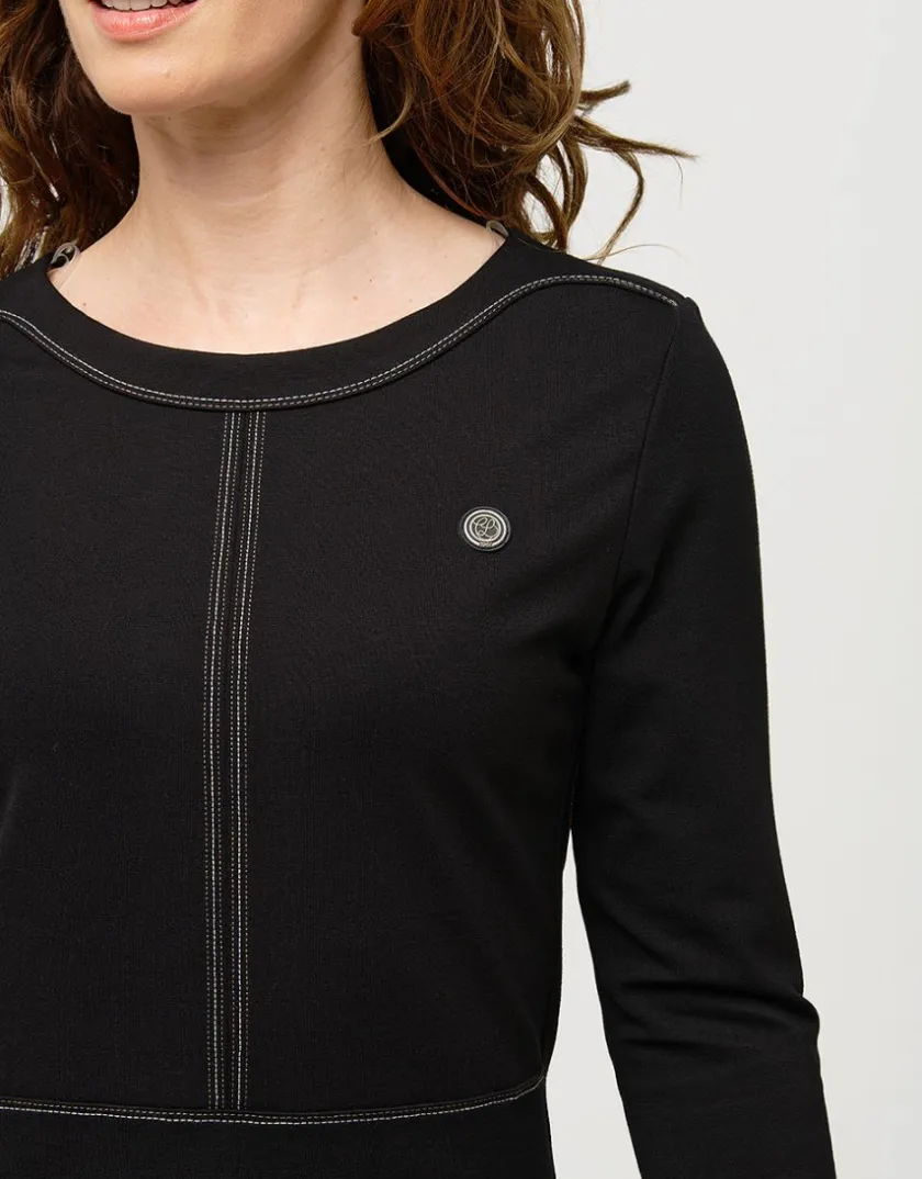 Discount Robe maille noire Robes|Robes & Jupes