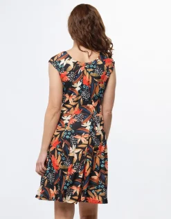 Fashion Robe motif fleuri Robes|Robes & Jupes
