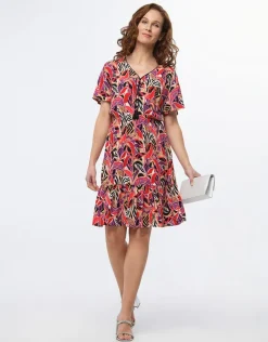 Hot Robe motif rouge Robes|Robes & Jupes