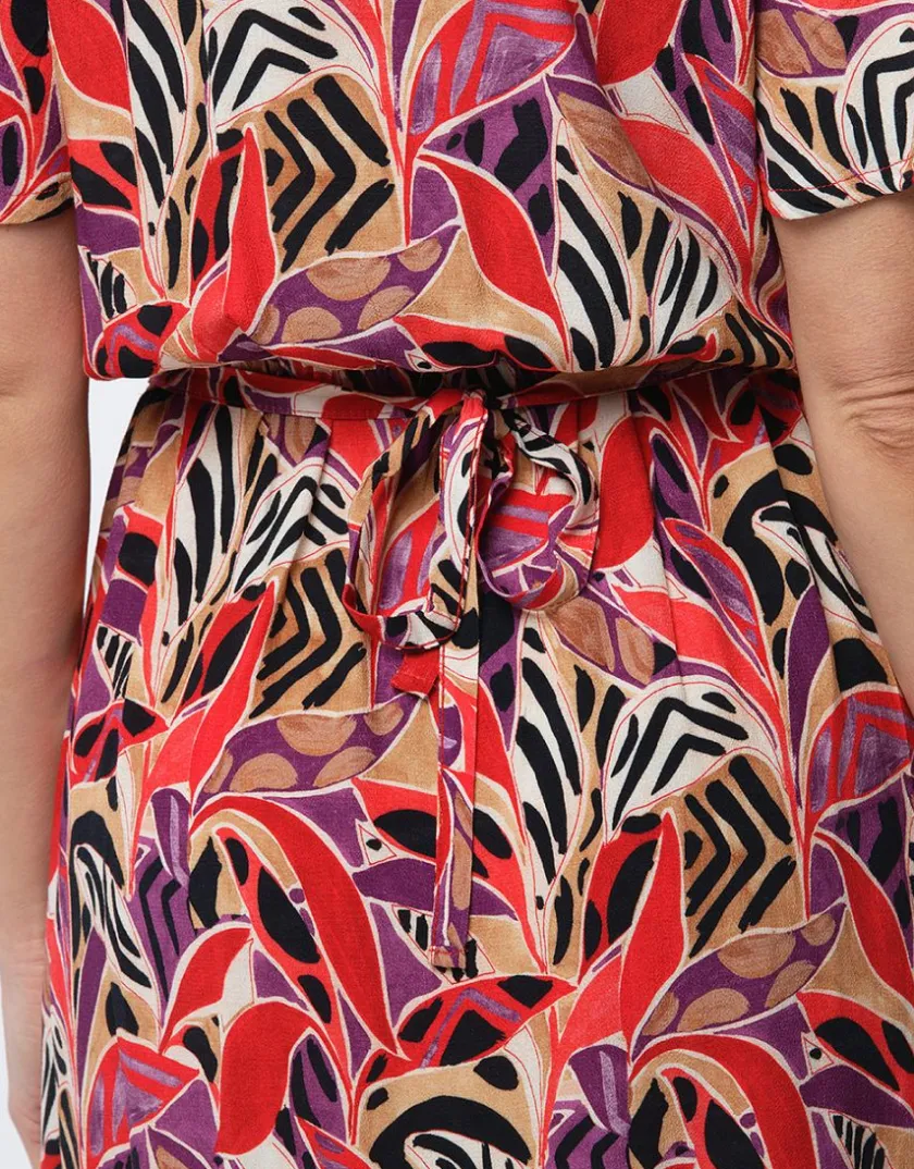 Hot Robe motif rouge Robes|Robes & Jupes