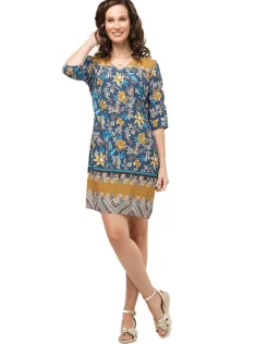 New Robe motifs floraux bleu Robes|Robes & Jupes