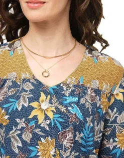 New Robe motifs floraux bleu Robes|Robes & Jupes