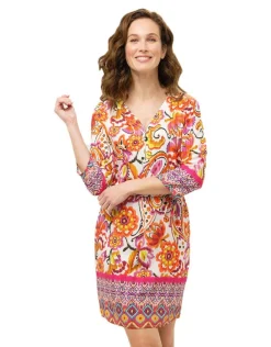 Best Robe orange imprimée Robes|Robes & Jupes