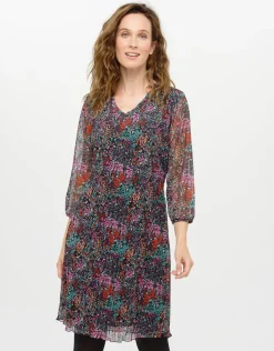 Clearance Robe plissée imprimée Robes|Robes & Jupes