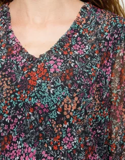 Clearance Robe plissée imprimée Robes|Robes & Jupes