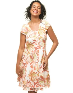 Fashion Robe rose coton Robes|Robes & Jupes