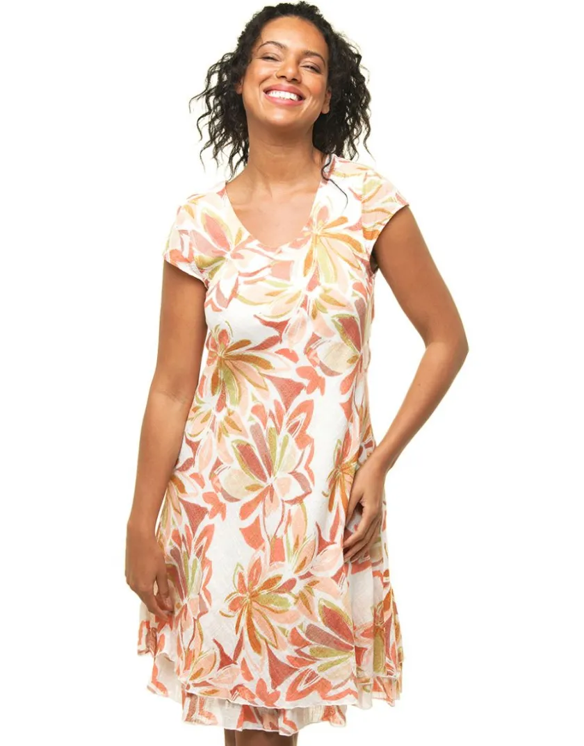 Fashion Robe rose coton Robes|Robes & Jupes