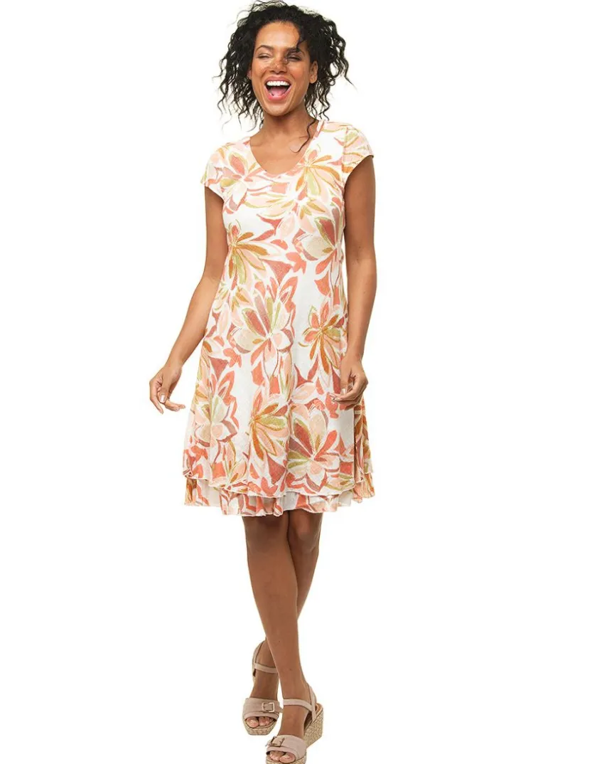 Fashion Robe rose coton Robes|Robes & Jupes