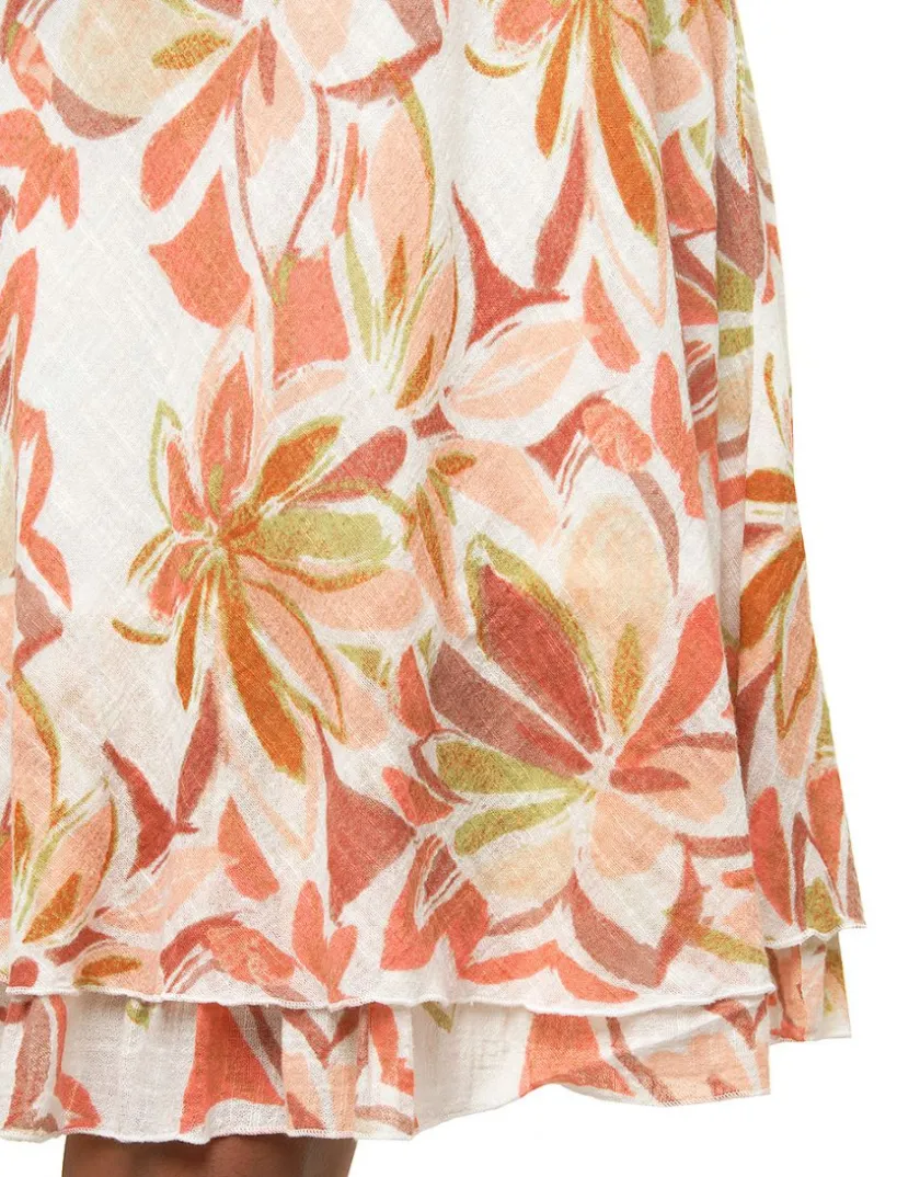 Fashion Robe rose coton Robes|Robes & Jupes