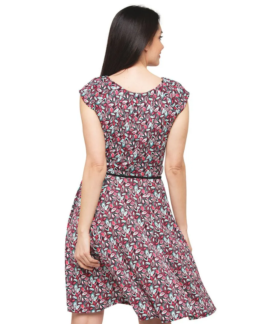 Hot Robe rose imprimée Robes|Robes & Jupes