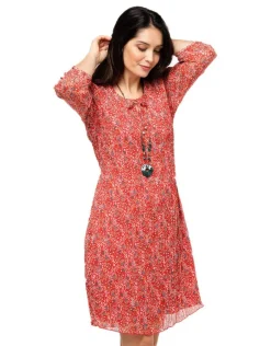 Discount Robe rouge fin plissé Robes|Robes & Jupes