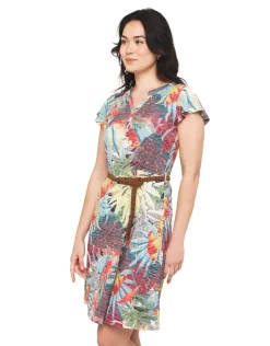 New Robe verte en dévoré Robes|Robes & Jupes