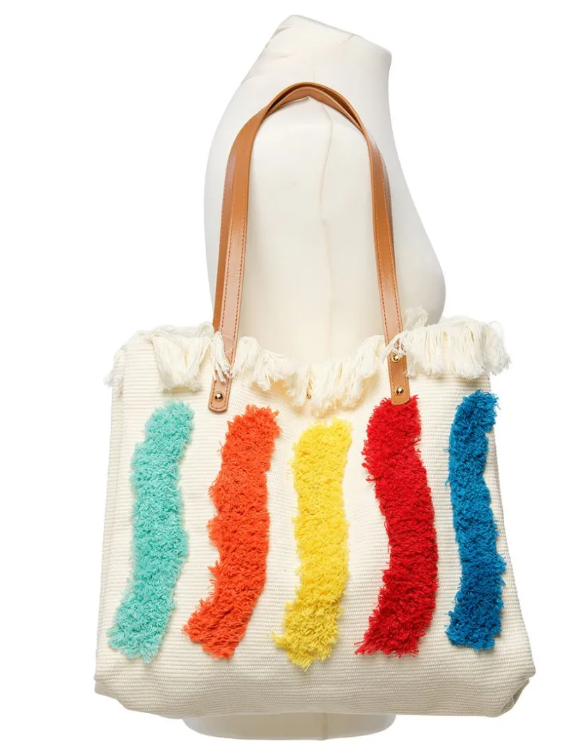 Clearance Sac cabas tissu Maroquinerie|Accessoires