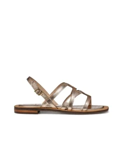 Clearance Sandale plate cuir or GEOX Sandales